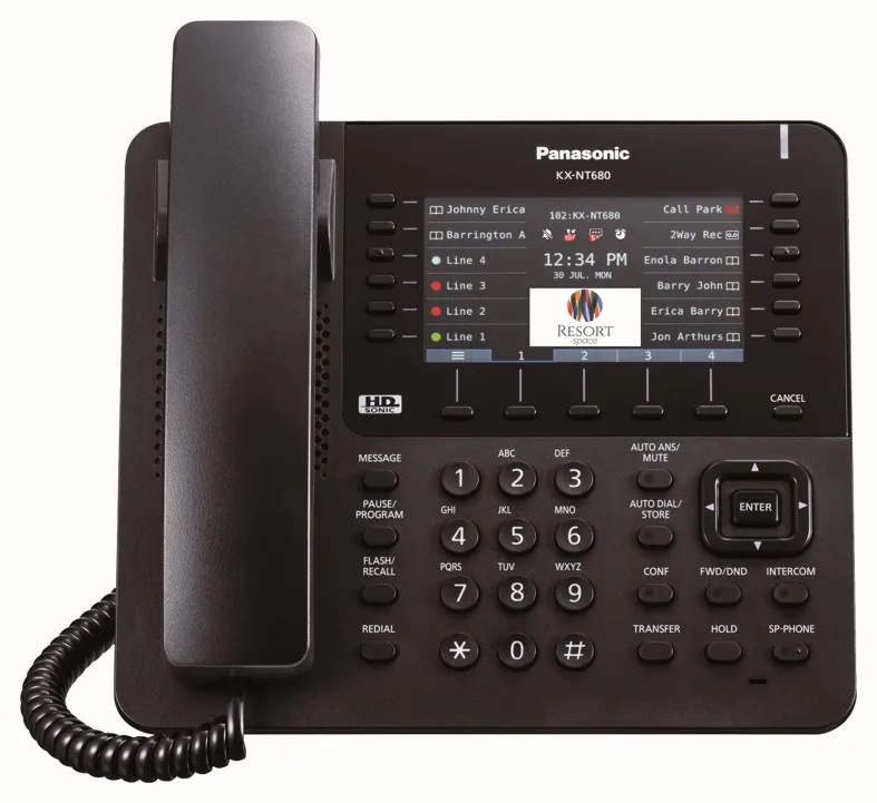 Panasonic KX-NT680 colour display IP desk phone